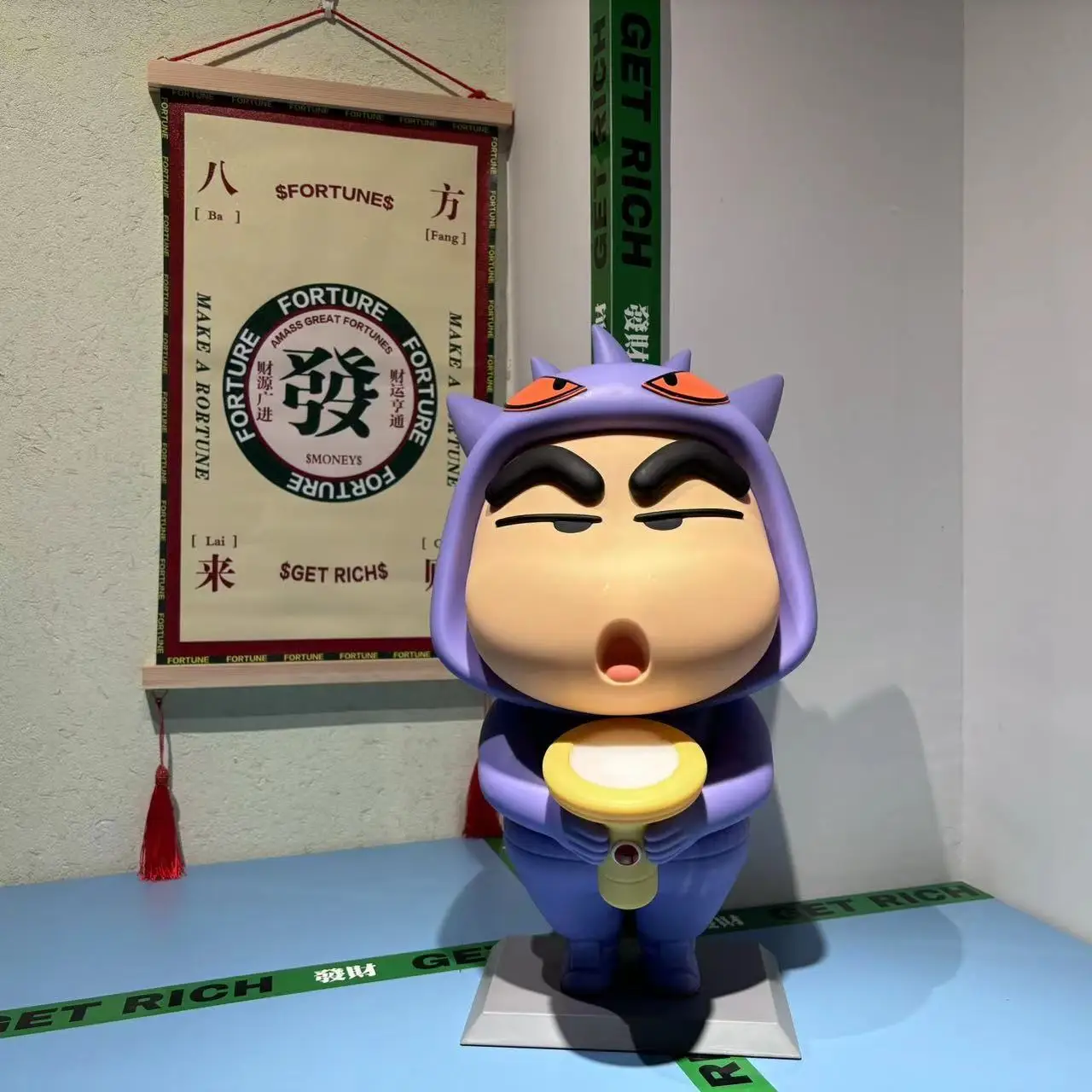 

42cm Crayon Shin-Chan Anime Figure Gengar Cosplay 1:1 Shin-Chan Extra Large Action Figurine Boys Collectble Models Birthday Gift