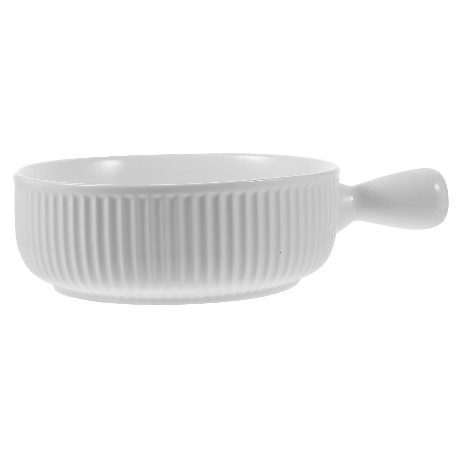 

Bathroom Decorations Cheese Bowl Adorable Food Plate Decorative Bakeware Ceramic Tray Handheld Baking Dish White Baby