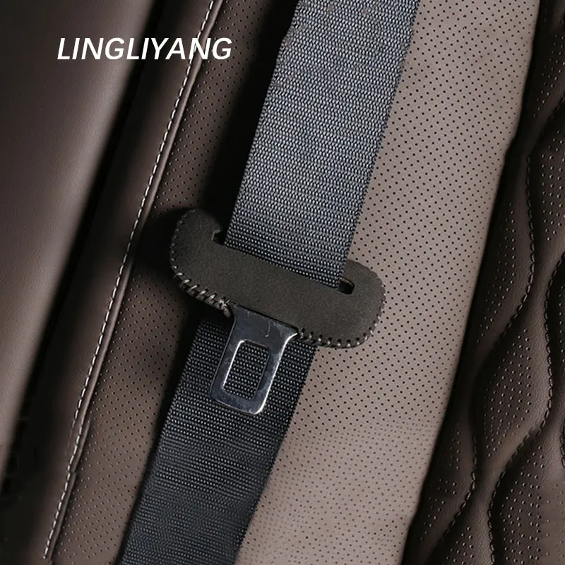 Car Safety belt cover Interior accessories For Hyundai I10-I30 for Kia K2-Sportage Fiat 500 Toyota RAV4 Carola Camry car accessories seat belt covers car seat belt accessory
