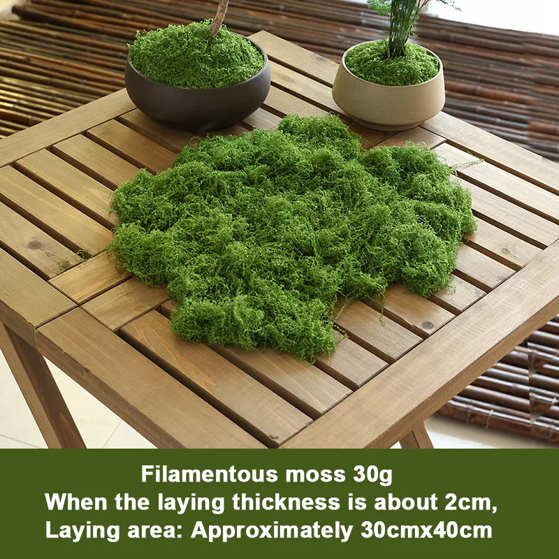 Lifelike Artificial Moss for DIY Crafts & Home Decor - Evergreen Plant Accent for Indoor Landscapes, Wedding Decorations & More