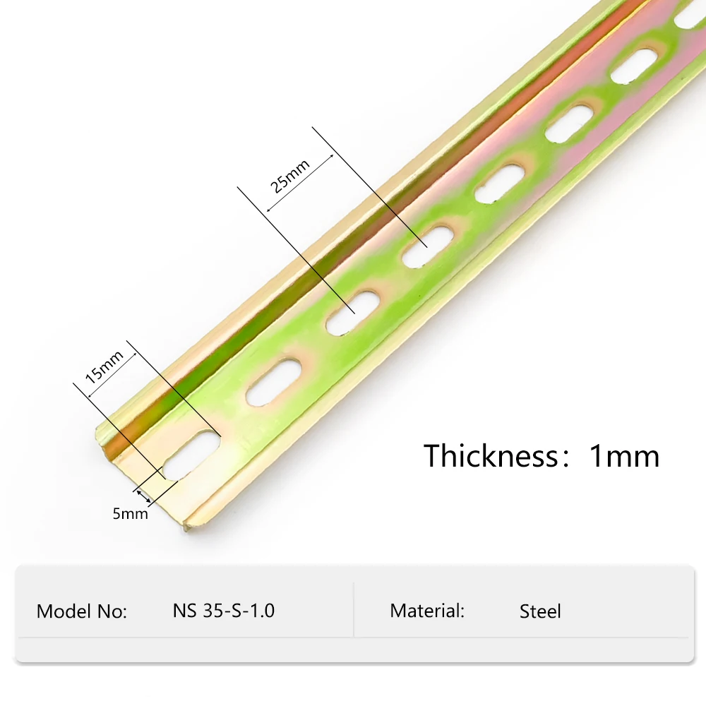 Din Rail Terminal Blocks 35mmx15mm NS35 for Schneider C45/DZ47 Breakers Waterproof Industrial Connectors