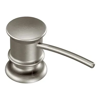 Spot Resist Stainless Deck Mounted Kitchen Soap Dispenser with Above the Sink Refillable Bottle for Kitchen Sink, 3944SRS 1