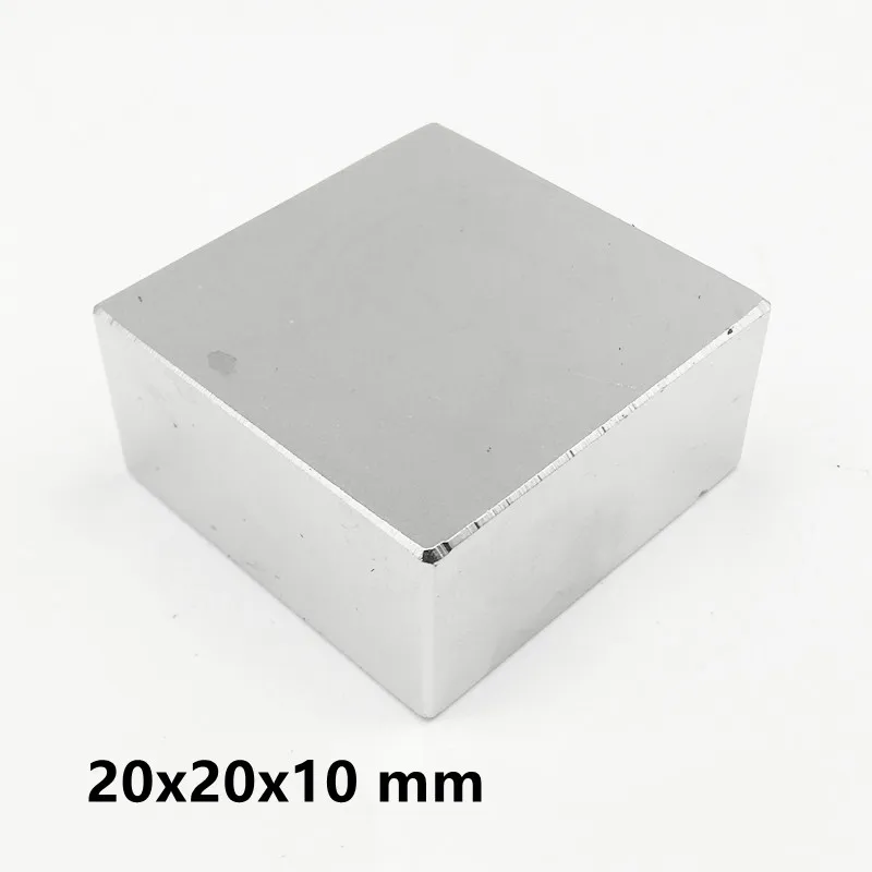 1 2 5 10pcs 20x20x10 mm Search Quadrate Magnet 20mm 20mm Stong Magnets 20x20x10mm Powerful Neodymium