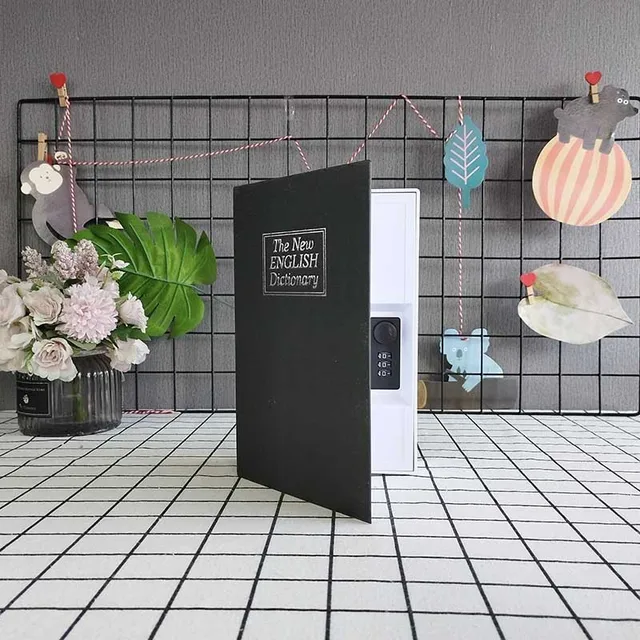 Dictionary Mini Book Safe Security Key Locker Money Hidden Secret Safe Key Safe Box Cash Money Coin Storage Jewellery Lock Boxes 6