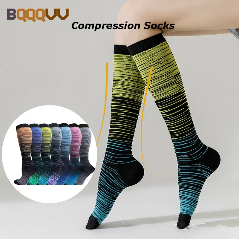 

Compression Socks for Men and Women, Graduated Crossfit Training, Running Recovery, Cycling Socks, Outdoor Sports Socks, 1Pair