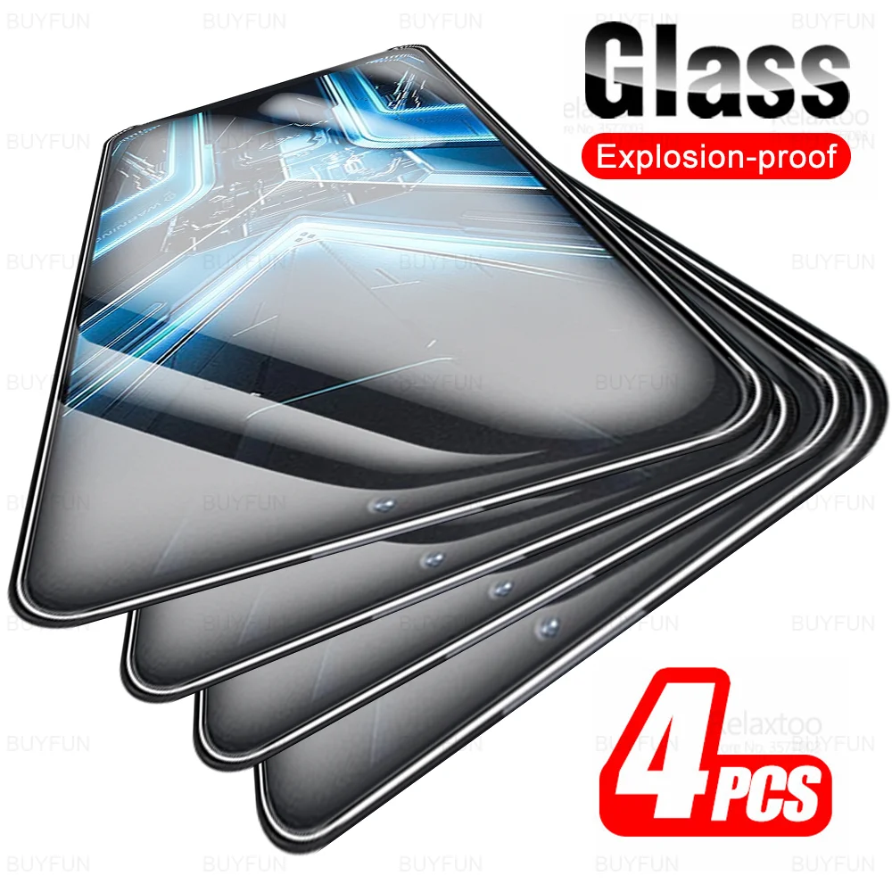 

4 шт. для Cubot X70 4G защитное закаленное стекло CubotX70 Cu bot X 70 70X 2023 6,58 ''Защитная пленка для экрана с полным покрытием Защитная пленка