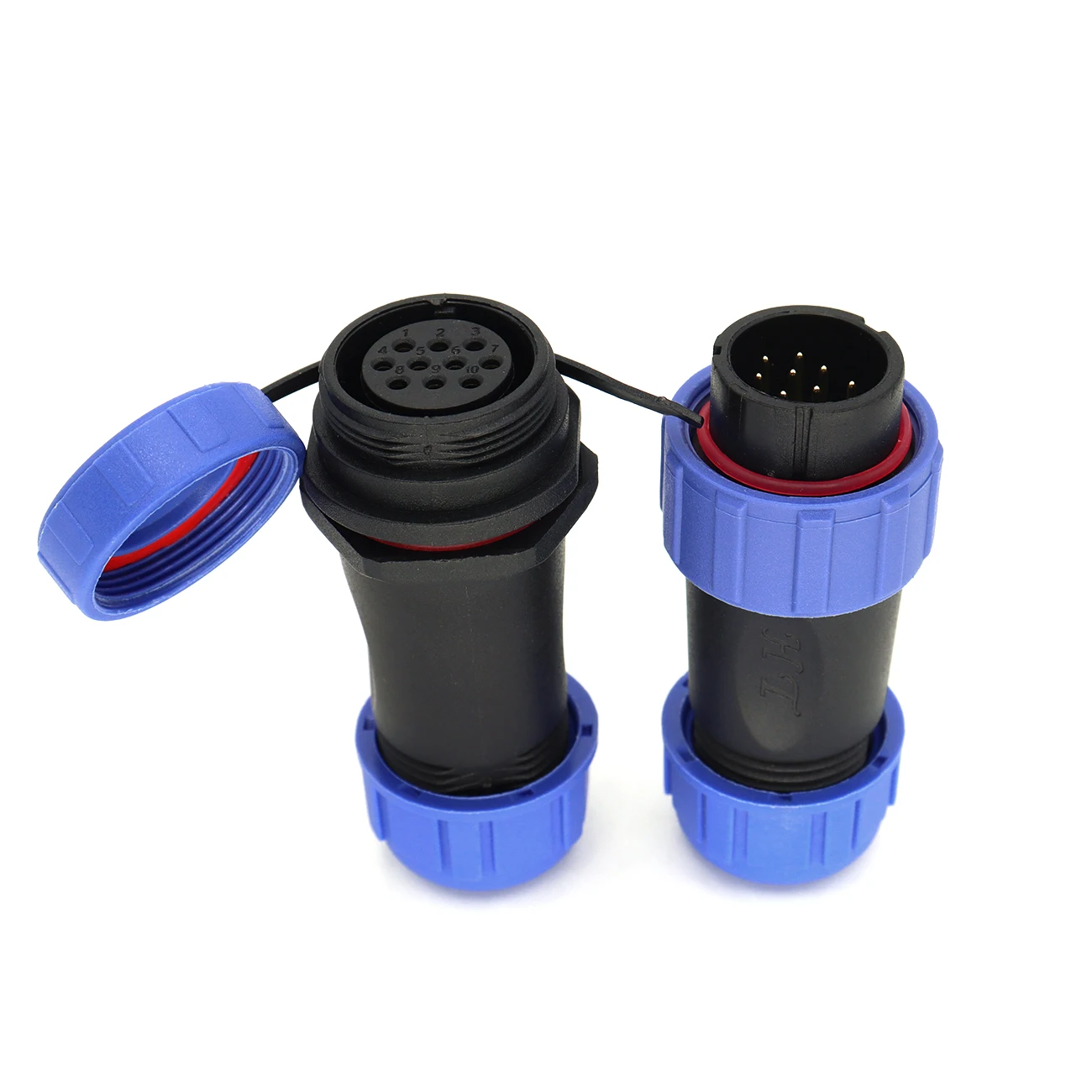HangTon Connettore accoppiatore impermeabile USB C di tipo C, presa a pannello per cavi in linea di tipo D, estensione femmina a femmina, passaggio paratia IP65