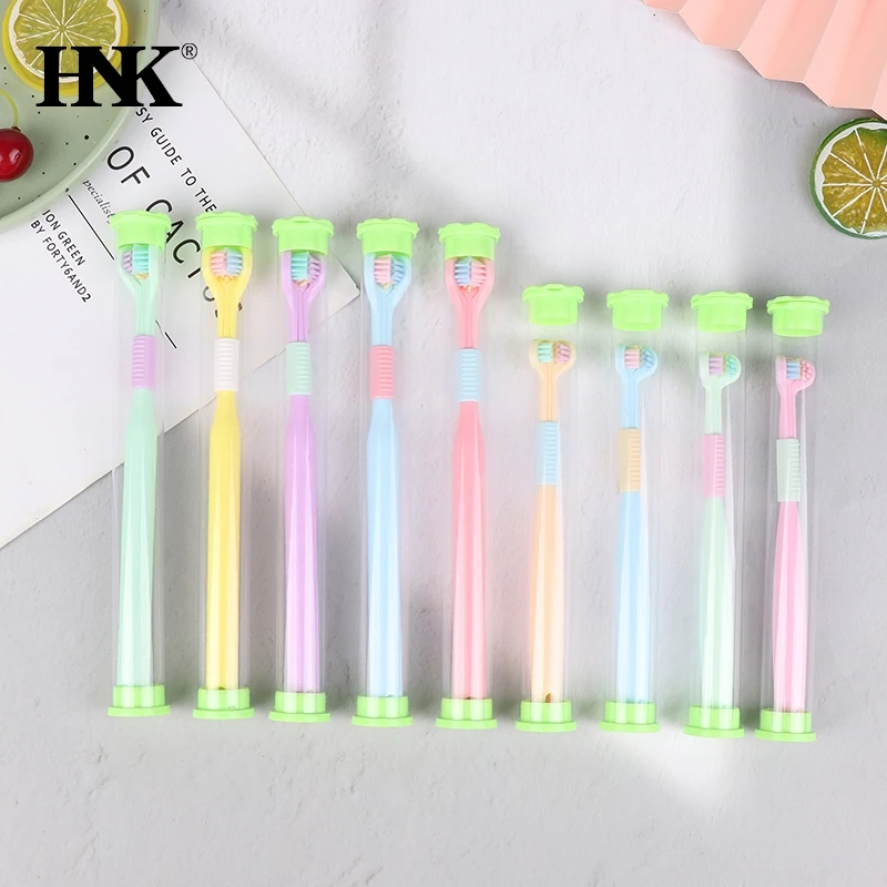 

Three Sided Toothbrush Soft Bristle Tooth Brush Ultra Fine Soft Toothbrush Oral Care Safety Teeth Brush Oral Health Cleaner
