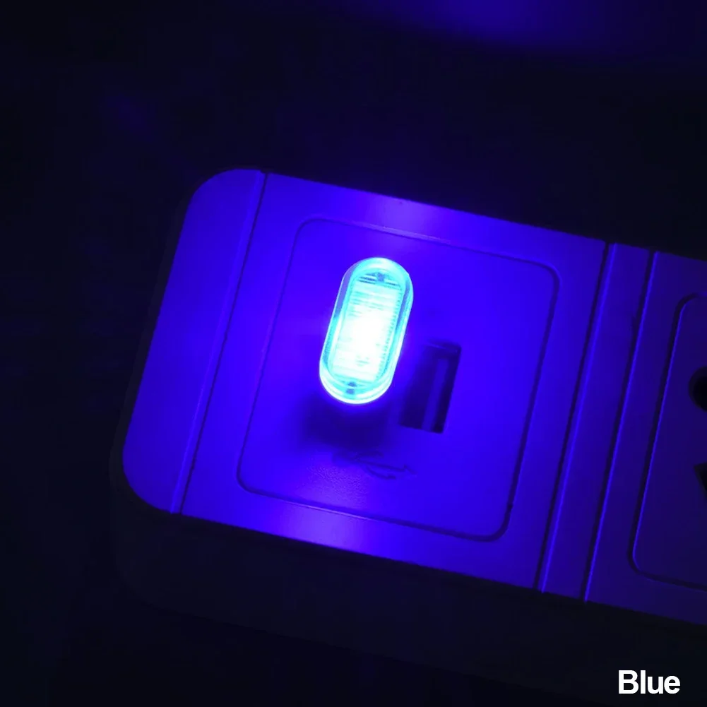 USB Auto Colorful LED Interior Atmosphere Light - Decorative Car Accessory Lamp