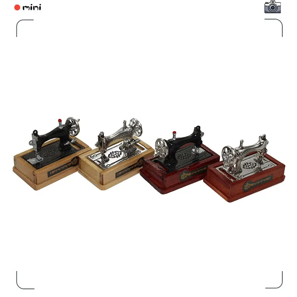 

1:12 Scale Gift Doll House Furniture DIY Mini Exquisite Mini Sewing Machine Sewing Machine Mold