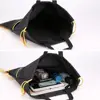 Outdoor Waterproof Nylon Sports Bag Drawstring Bag Travel Sport Drawstring Two Pocket Lightweight Backpack 3