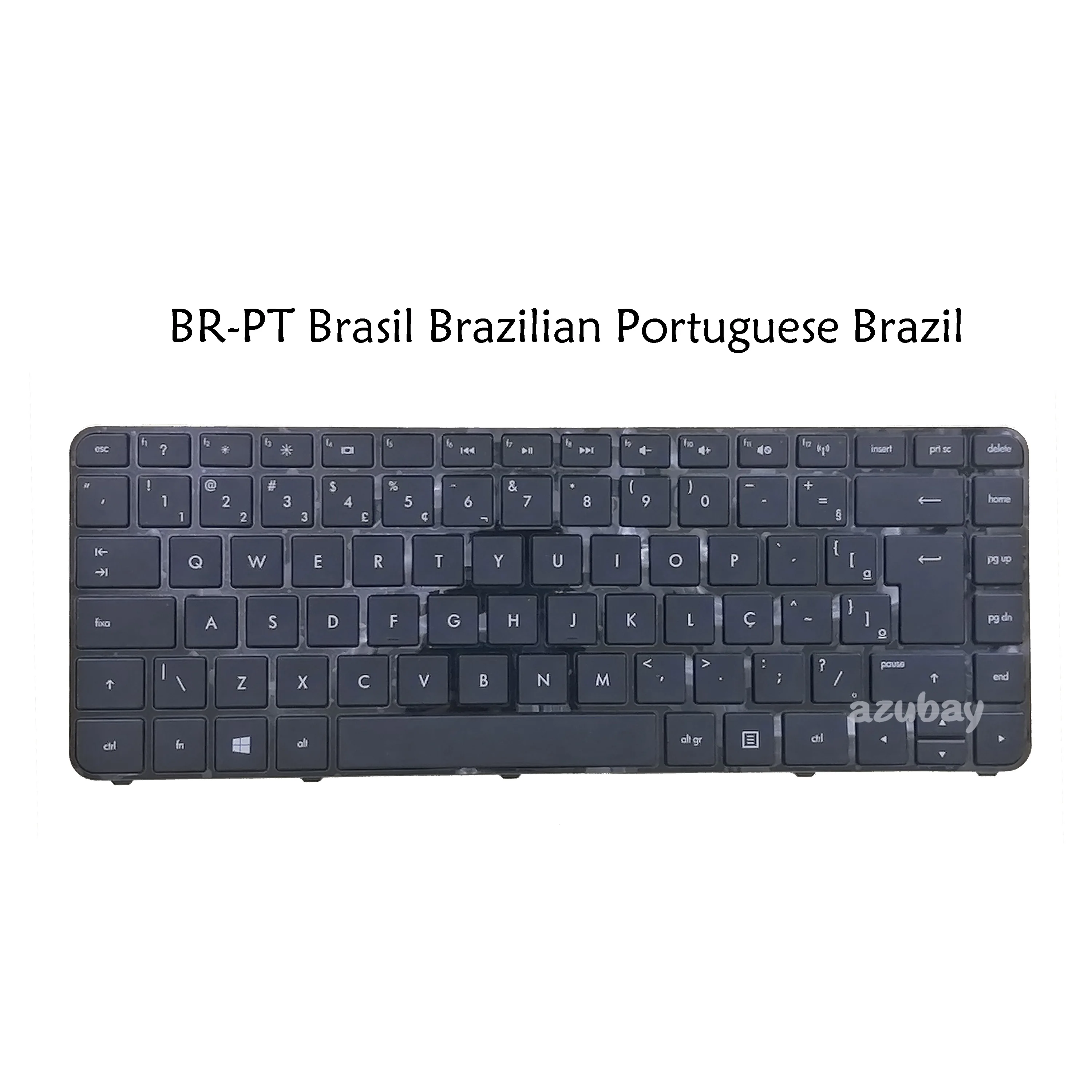 Clavier Qwerty PO Portugais HP DM1-1000 DM1-1100 580954-131 AEFP6T00210 Gris
