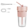 Small Rechargeable Fruit Juicers with Straw Fruit Mixer Portable Drop Shipping 4