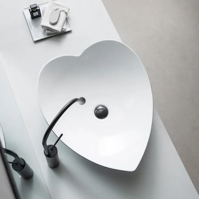 

Table Basin Household Toilet Balcony Wash Ceramic Art Inter-Platform Basin