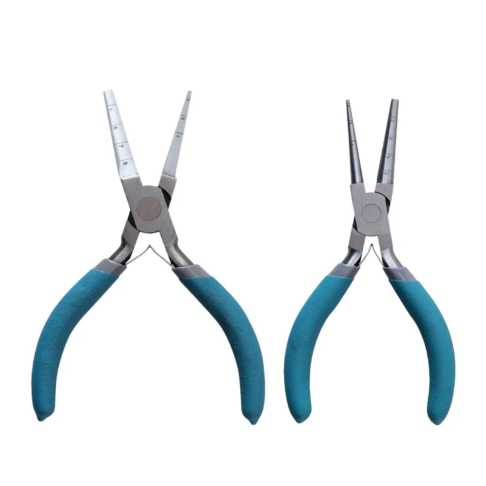 1pc Professional Winding Pliers Round Square Wire Winding Pliers With Scale Wire Looping Pliers For DIY Jewelry Making Tool