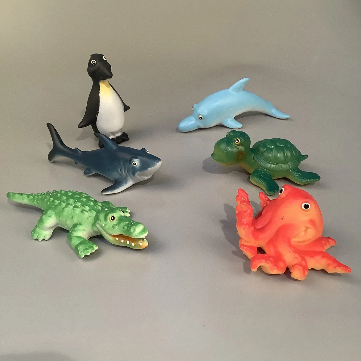 Children's Science Education Cognitive Toys Creative Simulation Marine Animals Octopus Turtle Shark Toy Model Kids Puzzle Toys