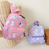 Children Backpack Cartoon Dinosaur Unicorn Pattern Baby Cute Kindergarten Schoolbag Waterproof Kids Bags Boys Girls Backpacks 1