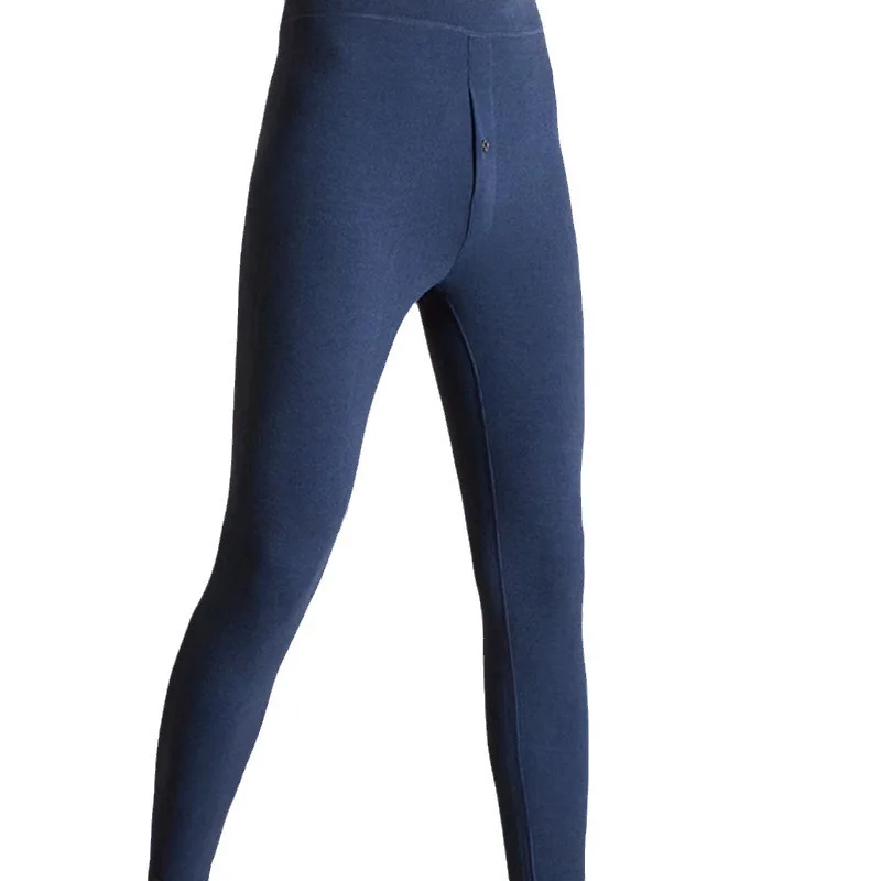 2pcs Men Thermal Bottoms Underwear Winter Legging Pants thermal underwear sets
