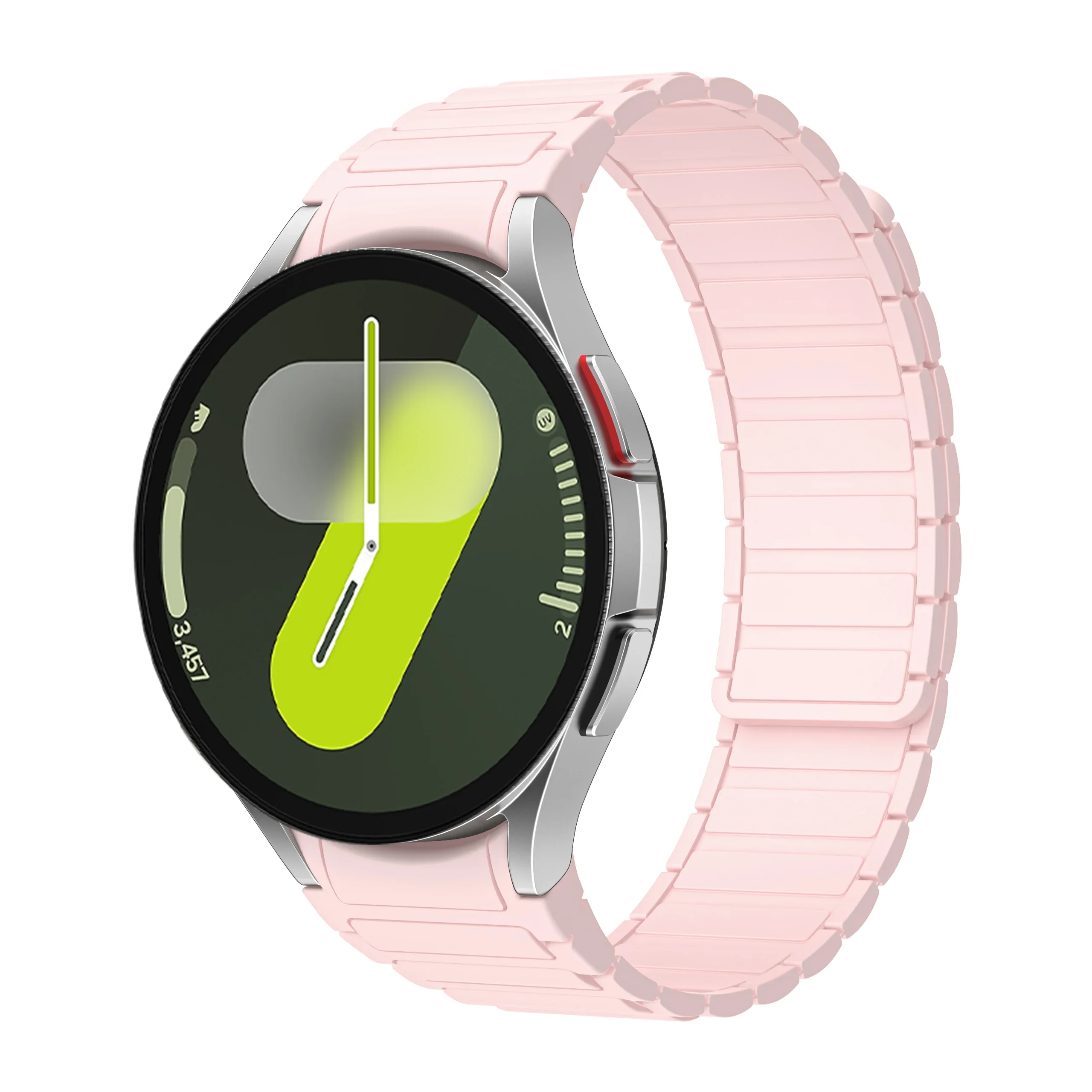 Silicone Magnetic No-Gap Watch Band - 20mm Premium Strap Bracelet