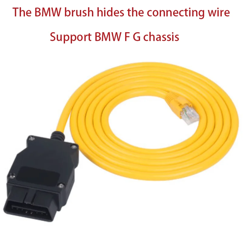 

For BMW F-G Series ICOM OBD2 Coding Diagnostic Cable Ethernet To Data OBDII Coding Hidden Data Tool Quality ENET Cable
