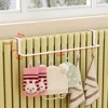 Radiator Towel Rail Heating Towel Cloth Hanger Storage Holder No Hole Punch Socks Drying Hanging Rack Home Improvement Parts 3