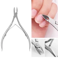Pince à cuticules professionnelle en acier inoxydable, coupe-ongles pour Nail Art, manucure et pédicure, pince coupante, ciseaux de beauté, outils 2