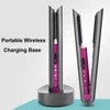 Wireless Hair Straightener Mini Flat Iron Usb Rechargeable Hair Straightening Curling Iron Styling Tools Cordless Hair Curler 1