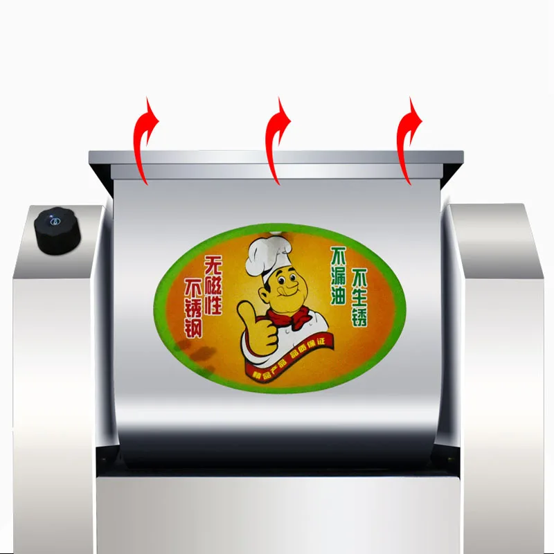 110V 220V Electric Mixer Commercial Active Noodle Making Machine Stuffing Machine Stainless Steel Mixing Kneading Machine 3