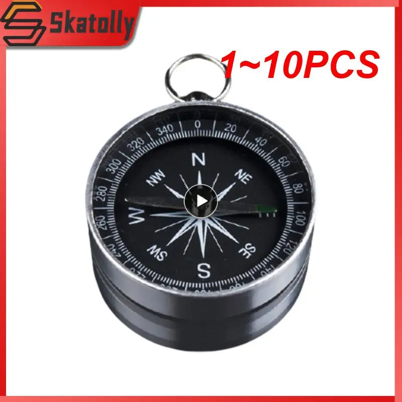 

1~10PCS Compact Wild Survival Durable Lightweight Compass Reliable Accurate Adventure Wilderness Survival Compass Best-selling