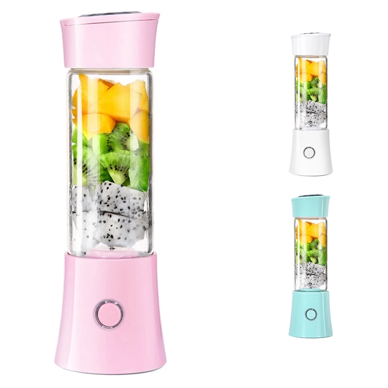 

480Ml Portable USB Charging Fruit Shake Cup Home Quick Juicer Multi-Functional Mini Portable Juicer For Home&Travel