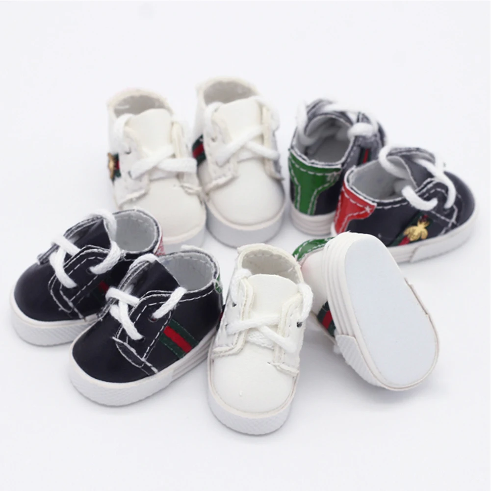 17cm Mini Plush Doll'S Clothes Outfit Accessories For Korea Kpop Exo Labubu Idol Princess shoes casual sneakers Clothing Gift 6