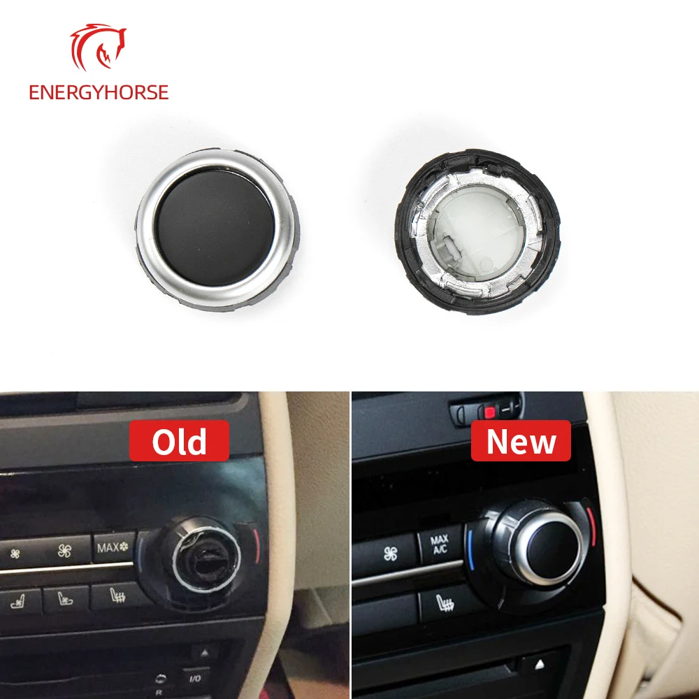 

Rear Air Conditioner Knob Cover Switch Button for BMW 5/6/7 X5 X6 61319393931