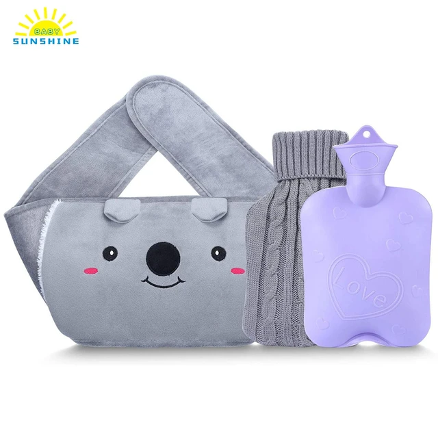 Hot Water Bag 1.2L Capacity Rubber Hot Water Bottle Hand Feet