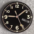 Black dial hand