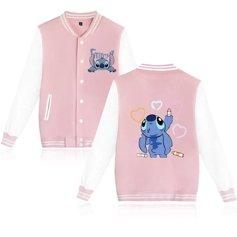 thumbnail image 1 of Sudadera con capucha de Disney para hombre y mujer, chaqueta de béisbol de los años 90, Y2k, sudadera para niño y niña, chaquetas Harajuku, ropa de calle, abrigos universitarios, 1 of 5