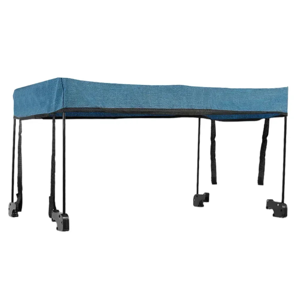 Removable Awning Canopy For Camping Wagon Cart Garden Wagon Attachment Sun Shade Cover Trolley Cart Oxford Cloth Canopy