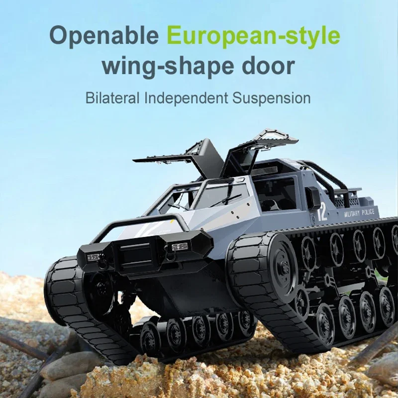 RC Army Ripsaw EV2 1:12 Model Toys 2.4Ghz Remote Control Off-road Tracked Vehicle High-tech Four-wheel Drive Cars Kids Boys Gift 3