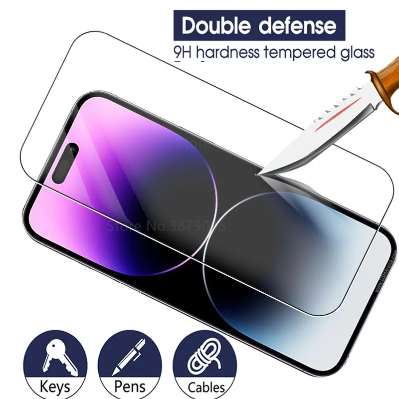 4-Pack Premium Tempered Glass Screen Protector for iPhone Pro Max Series