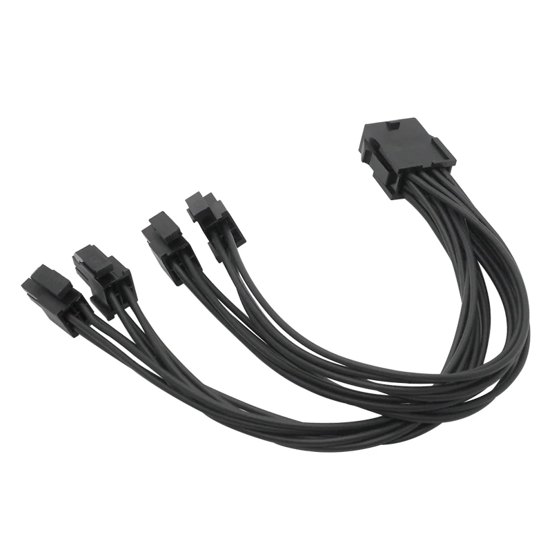 Cabo do Divisor de Energia da Cpu 8pin para o Pino Duplo da Cpu Mais Cpu para o Adaptador de Alimentação da Placa-mãe y Cabo de Extensão do Divisor 23cm - Imagem 3