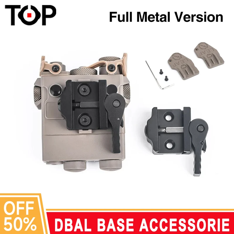 

Tactical DBAL A2 D2 QD Mount Base Quick Install Remove Metal Plastic Mount PEQ Laser Pointer Accessories 20mm Picatinny Rail