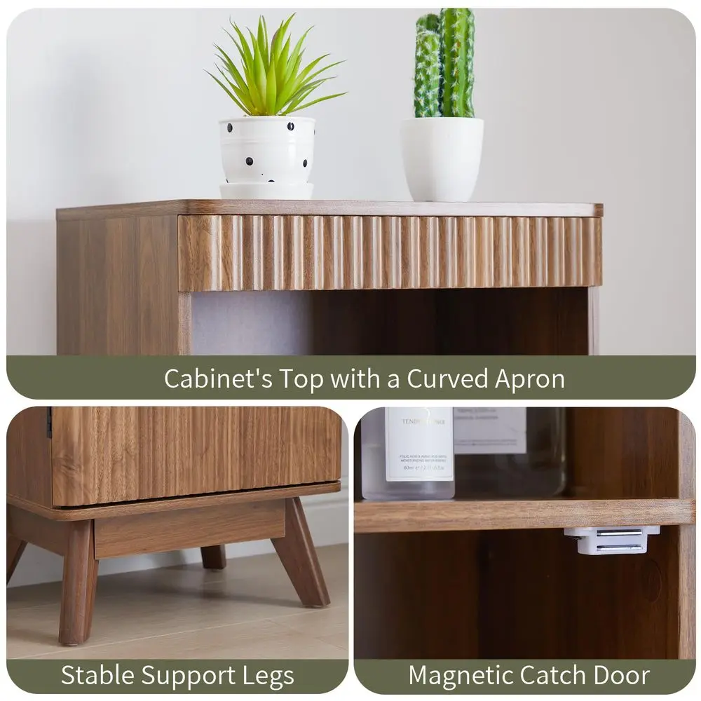 Slim Fluted Tower Cabinet 4