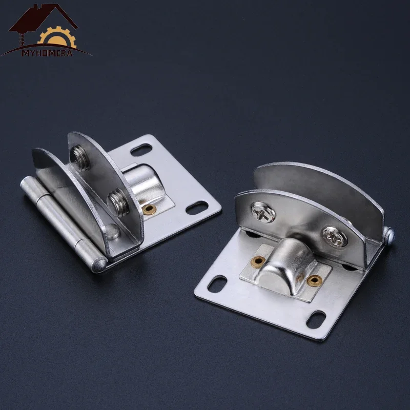 Glass Door Hinge Clamps Stainless Steel Wine Cabinet Bread Cabinet Cupboard Gate Clip Door Hinges for 5mm-12mm,stainless steel hinges,door hinges