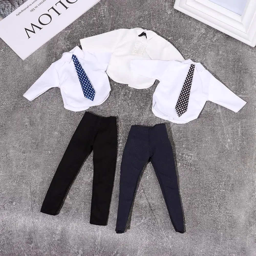 Male Doll Shirt 1/6 Doll Clothes Casual Suit Wedding Party Suit 30cm Doll Daily Wear Doll Pants Suit Clothes Doll Accessories