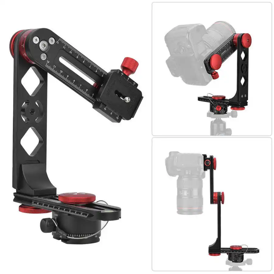 720&deg; Panoramic Ball Head with 1/4in Screw & Non-Slip Rubber Pad Quick Release Plate for Digital DSLR Camera tripod ball head,cold shoe ball head,camera panoramic head