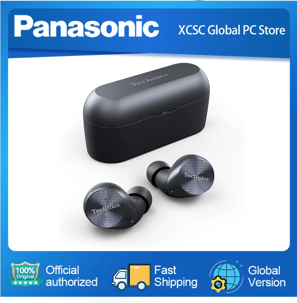 

Panasonic Technics HiFi True Wireless Multipoint Bluetooth Earbuds with Advanced Noise Cancelling EAH-AZ60