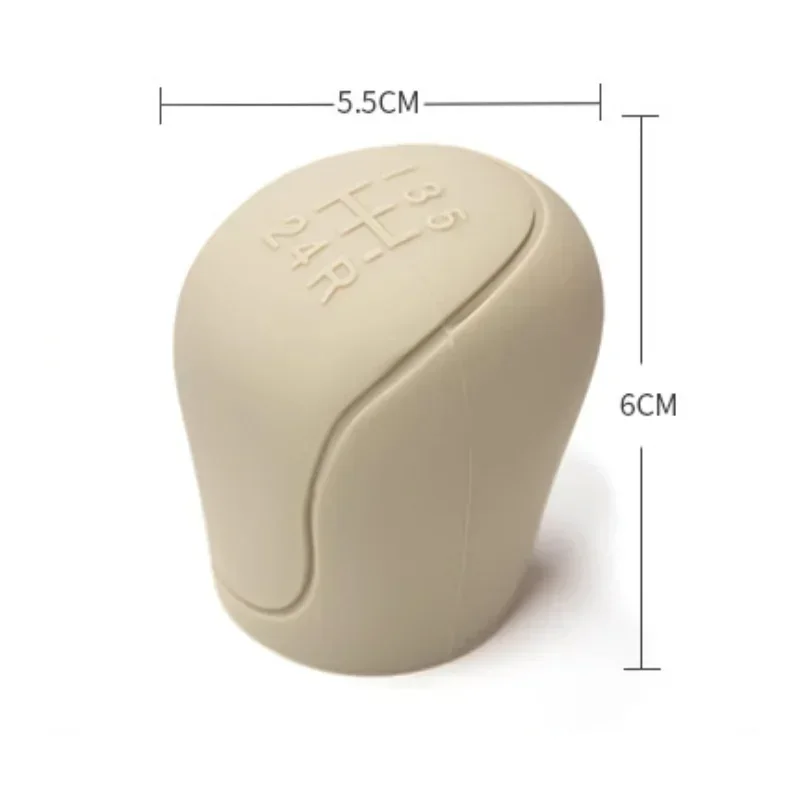 Silicone Anti-Slip Gear Shift Knob Cover for Car Interior Protection