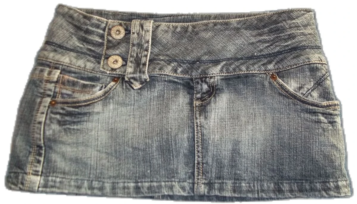 Y2K New Gothic Cute Denim Skirt Womens Clothing Harajuku Vintage Slim Skirt Kawaii Light Blue Jean Low Waist Short Mini Skirt 2