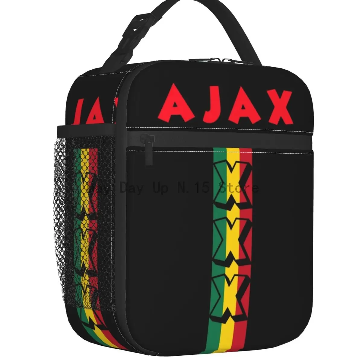 

Amsterdam Football Ajax Bob Marley Insulated Lunch Bags for Work School Three Birds Waterproof Cooler Thermal Bento Box Children