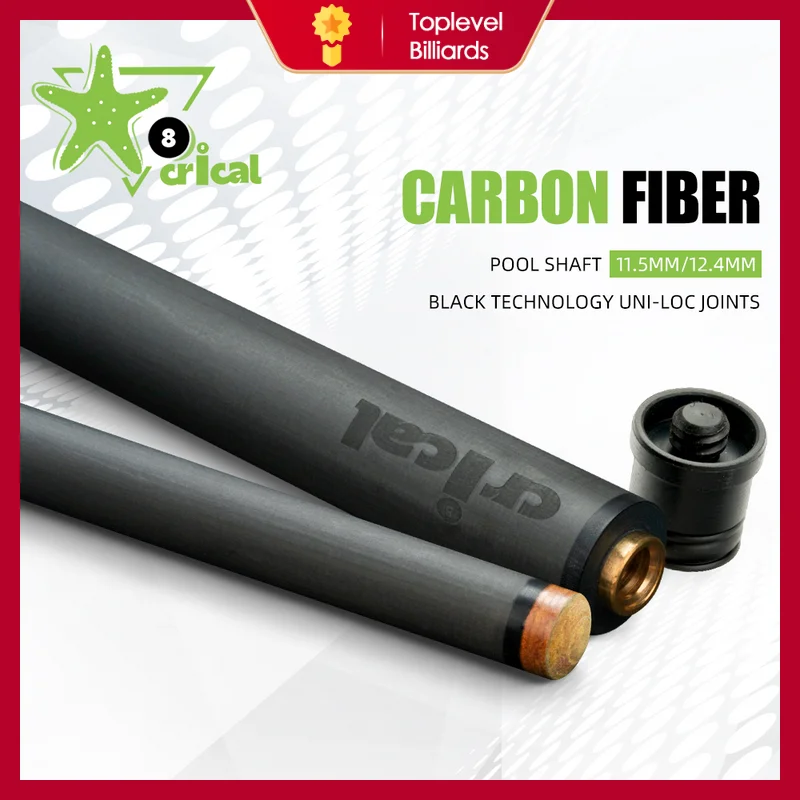 Crical Cue Shaft Pool Carbon Fiber Billiard Pool Cue Stick Shaft Uni