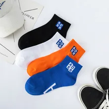 

Harajuku Ader Cotton Socks Men Women Spring Summer Korean Style Outdoor Street Fashion Hip Hop Low Cut Sports Stockings